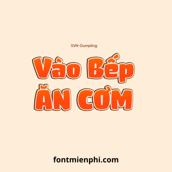 Font Việt hóa SVN Dumpling