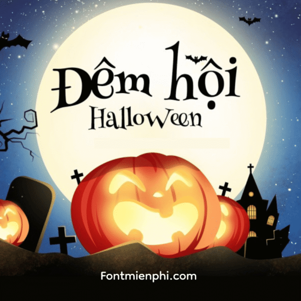 Việt hóa font 1FTV Henny Penny phong cách Halloween