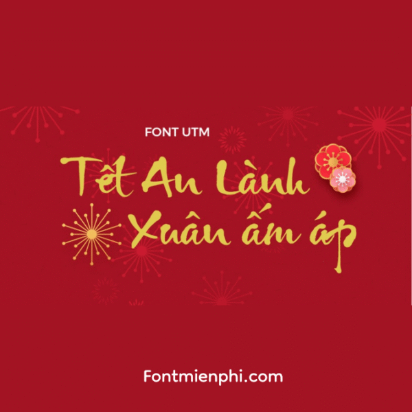 Việt hóa font UTM Ông Đồ Già ,font tết
