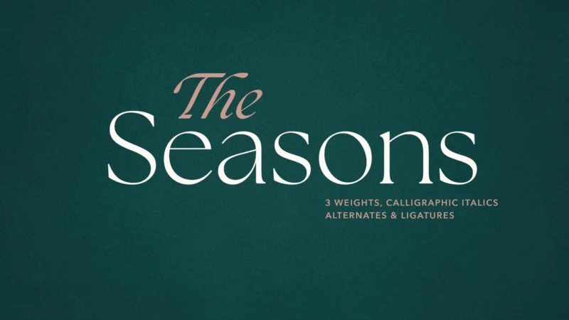 Font việt Hóa Font The Seasons