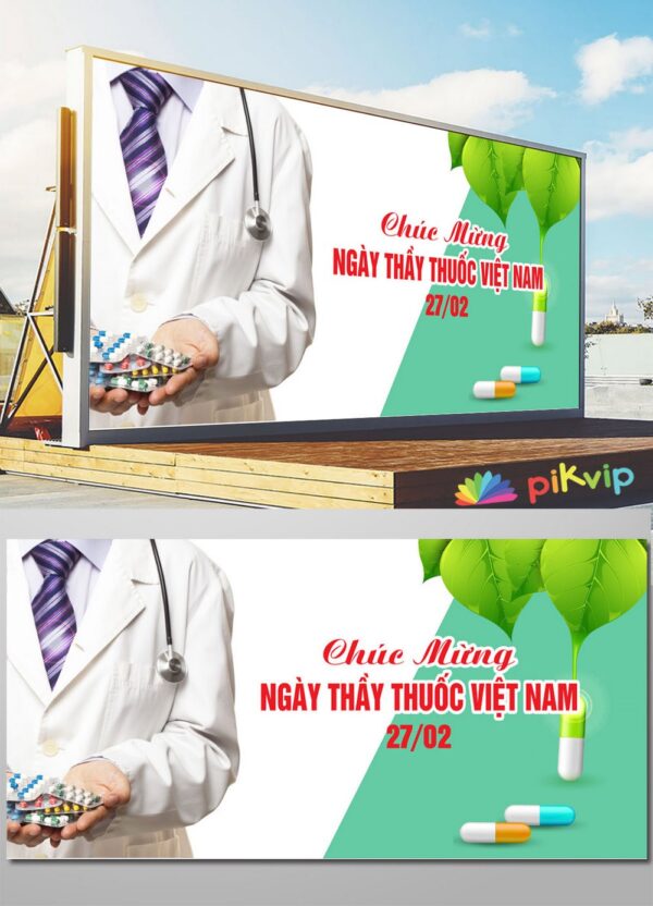 Phông nền chúc mừng ngày thầy thuốc Việt Nam #6
