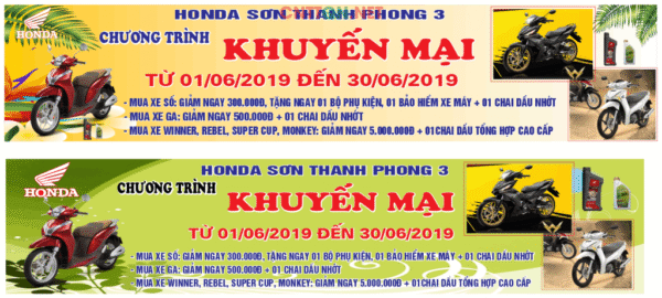 Market băng rôn khuyến mại mua xe honda file CDR