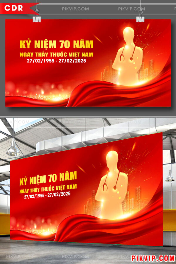 Phông nền chúc mừng ngày thầy thuốc Việt Nam #4