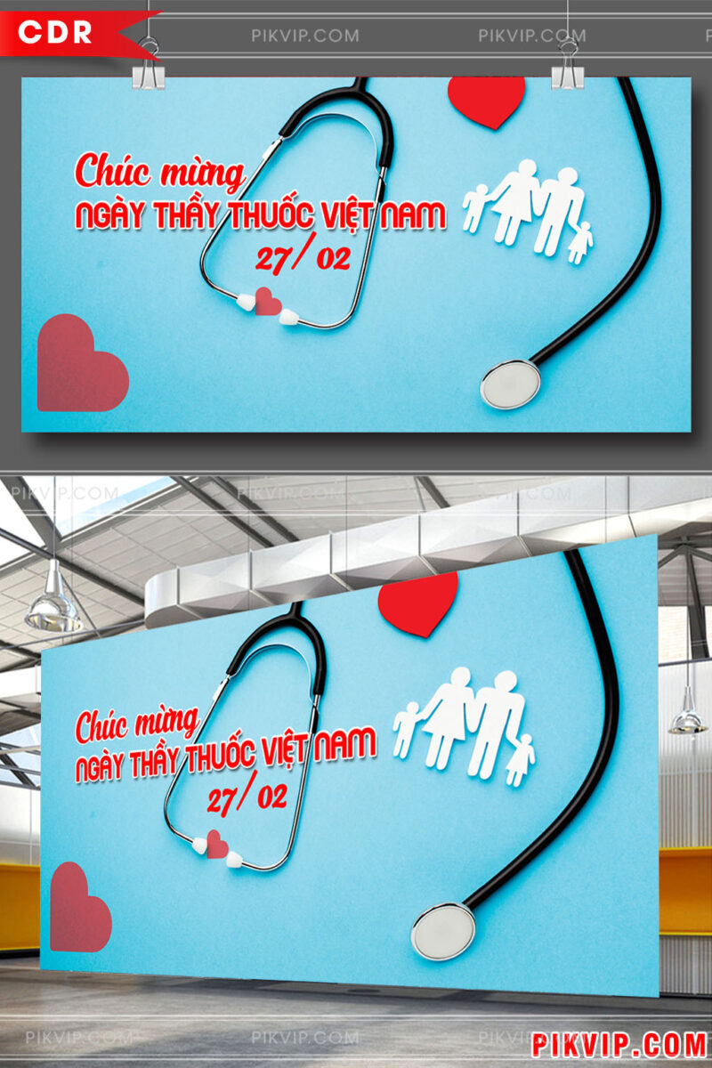 Phông nền chúc mừng ngày thầy thuốc Việt Nam #1