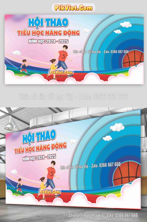 Hội thao tiểu học năng động năm 2024 - 2025  mã file 4848159