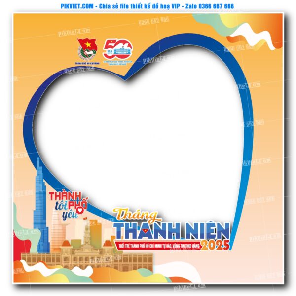 khung avatar Tháng thanh niên năm 2025 TPHCM