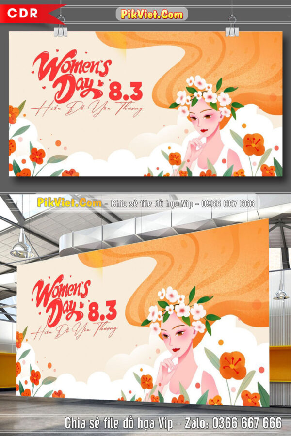 Market ngày quốc tế phụ nữ 83 2025 file corel #27