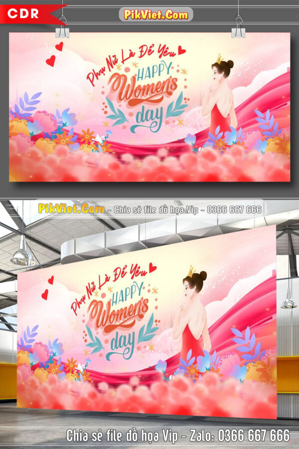 Market ngày quốc tế phụ nữ 83 2025 file corel #33