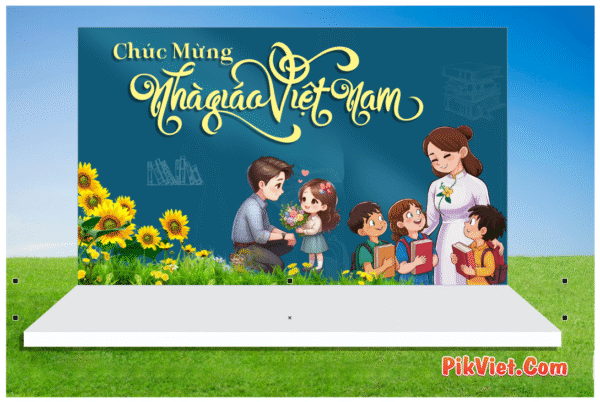 Phông Nền Chào Mừng Ngày Nhà Giáo Việt Nam 20-11 Mẫu 36