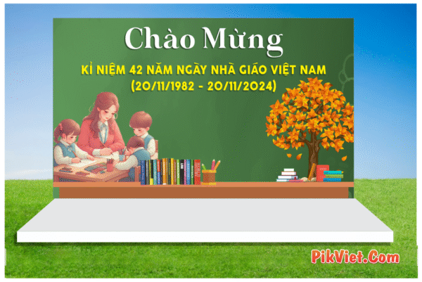 Phông Nền Chào Mừng Ngày Nhà Giáo Việt Nam 20-11 Mẫu 37