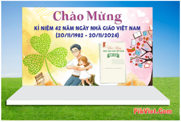 Phông Nền Chào Mừng Ngày Nhà Giáo Việt Nam 20-11 Mẫu 39