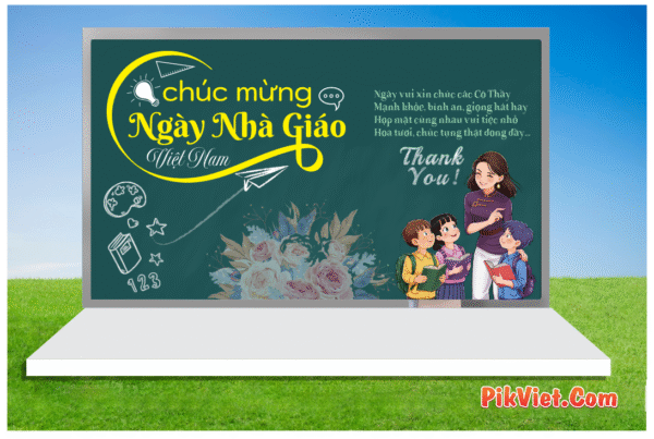 Phông Nền Chào Mừng Ngày Nhà Giáo Việt Nam 20-11 Mẫu 40