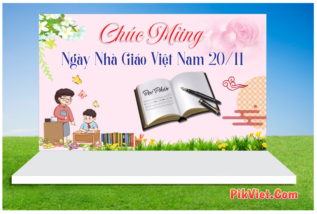 Phông Nền Chào Mừng Ngày Nhà Giáo Việt Nam 20-11 Mẫu 41