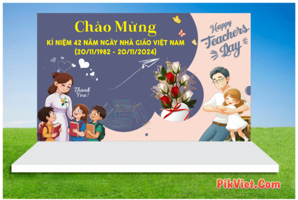 Phông Nền Chào Mừng Ngày Nhà Giáo Việt Nam 20-11 Mẫu 42