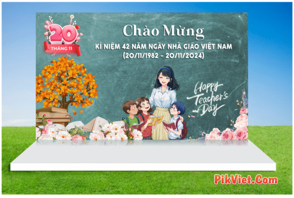 Phông Nền Chào Mừng Ngày Nhà Giáo Việt Nam 20-11 Mẫu 43