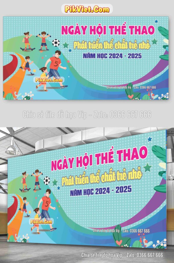 ngày hội thể thao phát triển thể chất trẻ nhỏ - mã file 5391109
