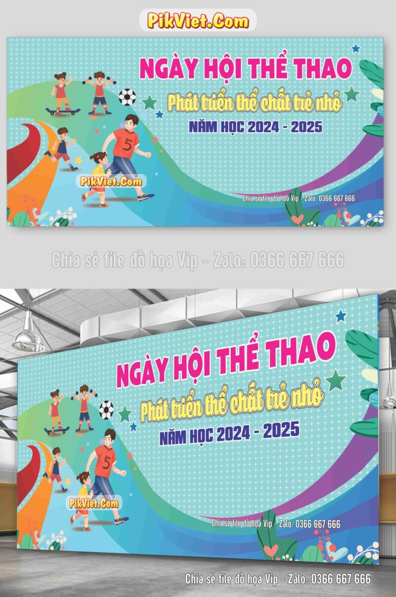 ngày hội thể thao phát triển thể chất trẻ nhỏ - mã file 5391109