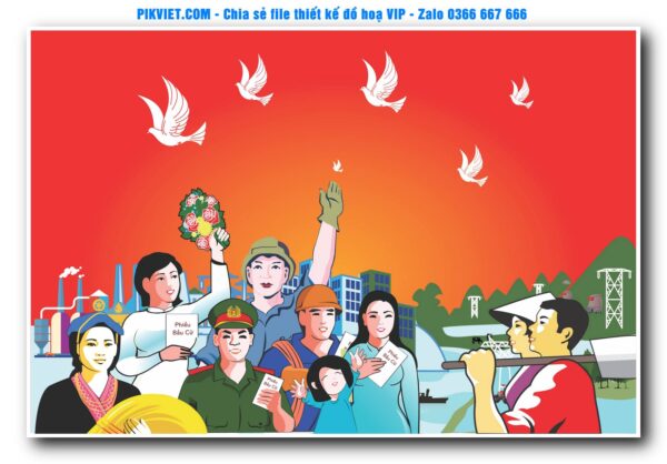 Mẫu Pano Giải Phóng Miền Nam 30-4, Ngày Quốc Khánh 2-9, File Bầu Cử, Nông Thôn Mới Mẫu Số 102