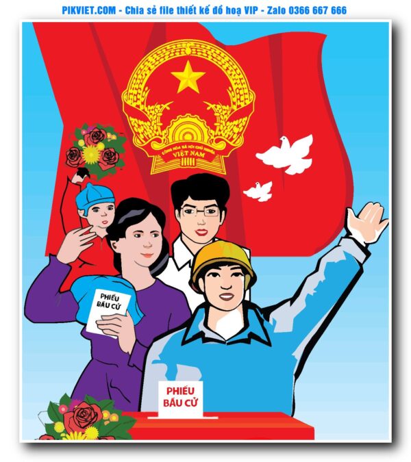 Mẫu Pano Giải Phóng Miền Nam 30-4, Ngày Quốc Khánh 2-9, File Bầu Cử, Nông Thôn Mới Mẫu Số 24