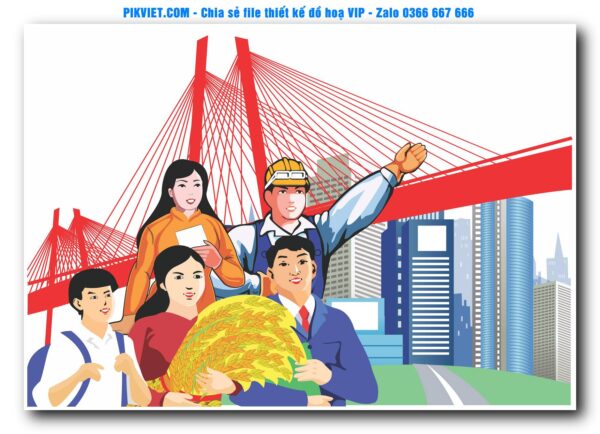 Mẫu Pano Giải Phóng Miền Nam 30-4, Ngày Quốc Khánh 2-9, File Bầu Cử, Nông Thôn Mới Mẫu Số 03