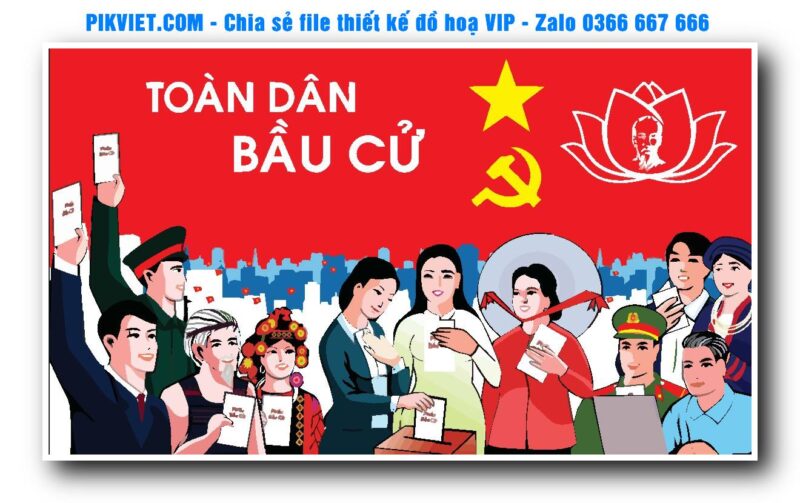 Mẫu Pano Giải Phóng Miền Nam 30-4, Ngày Quốc Khánh 2-9, File Bầu Cử, Nông Thôn Mới Mẫu Số 43