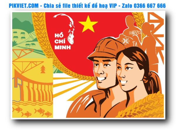 Mẫu Pano Giải Phóng Miền Nam 30-4, Ngày Quốc Khánh 2-9, File Bầu Cử, Nông Thôn Mới Mẫu Số 44