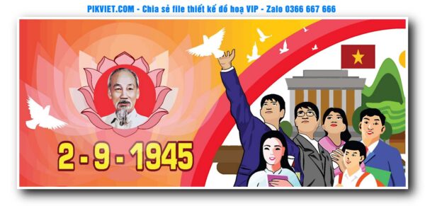 Mẫu Pano Giải Phóng Miền Nam 30-4, Ngày Quốc Khánh 2-9, File Bầu Cử, Nông Thôn Mới Mẫu Số 50