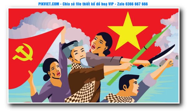 Mẫu Pano Giải Phóng Miền Nam 30-4, Ngày Quốc Khánh 2-9, File Bầu Cử, Nông Thôn Mới Mẫu Số 55