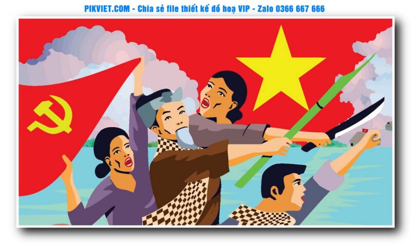 Mẫu Pano Giải Phóng Miền Nam 30-4, Ngày Quốc Khánh 2-9, File Bầu Cử, Nông Thôn Mới Mẫu Số 55