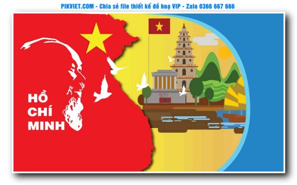 Mẫu Pano Giải Phóng Miền Nam 30-4, Ngày Quốc Khánh 2-9, File Bầu Cử, Nông Thôn Mới Mẫu Số 58