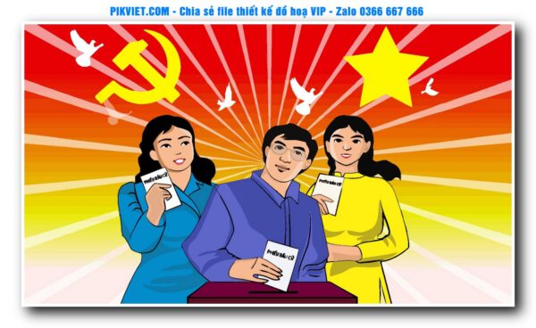 Mẫu Pano Giải Phóng Miền Nam 30-4, Ngày Quốc Khánh 2-9, File Bầu Cử, Nông Thôn Mới Mẫu Số 85