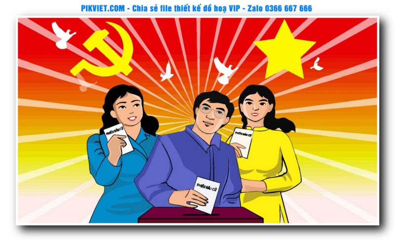 Mẫu Pano Giải Phóng Miền Nam 30-4, Ngày Quốc Khánh 2-9, File Bầu Cử, Nông Thôn Mới Mẫu Số 85