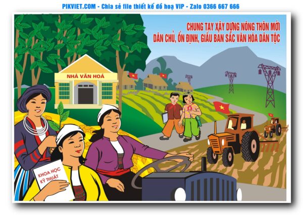 Mẫu Pano Giải Phóng Miền Nam 30-4, Ngày Quốc Khánh 2-9, File Bầu Cử, Nông Thôn Mới Mẫu Số 95