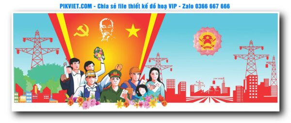 Mẫu Pano Giải Phóng Miền Nam 30-4, Ngày Quốc Khánh 2-9, File Bầu Cử, Nông Thôn Mới Mẫu Số 96