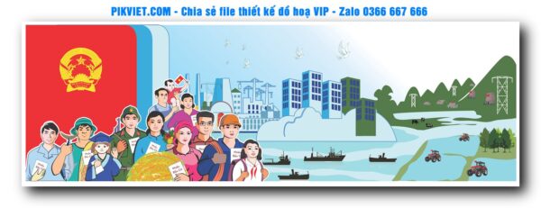Mẫu Pano Giải Phóng Miền Nam 30-4, Ngày Quốc Khánh 2-9, File Bầu Cử, Nông Thôn Mới Mẫu Số 97