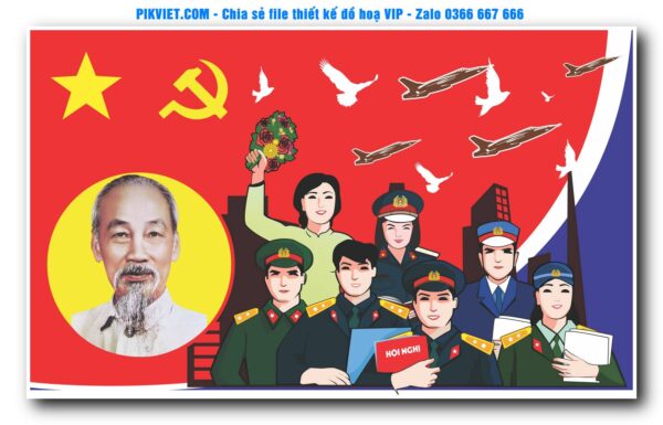 Mẫu Pano Giải Phóng Miền Nam 30-4, Ngày Quốc Khánh 2-9, File Bầu Cử, Nông Thôn Mới Mẫu Số 98