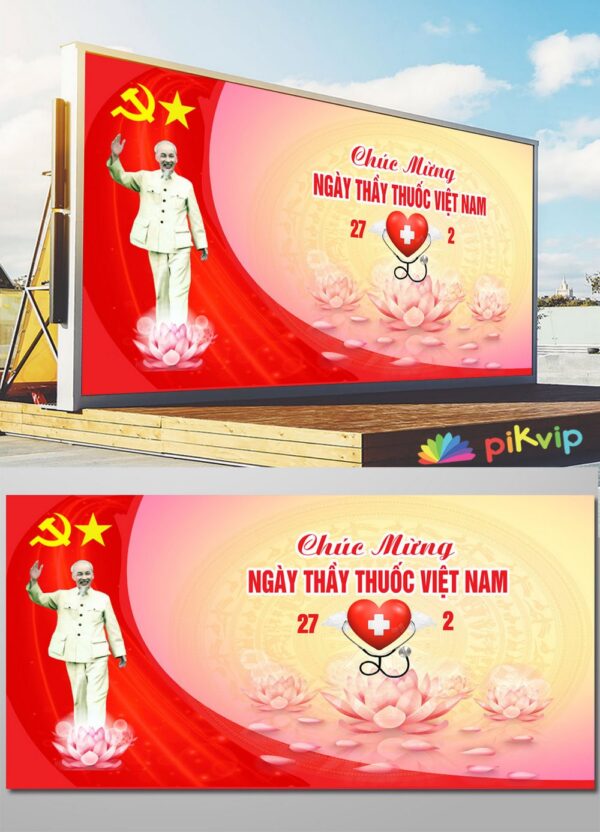 Phông nền chúc mừng ngày thầy thuốc Việt Nam #8