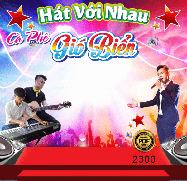 Market Hát với nhau Cà phê gió biển file corelDRAW x5