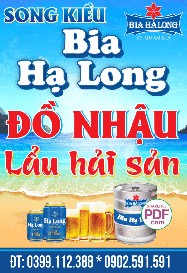 Biển Bia Hạ Long - song Kiều file PDF & CDR
