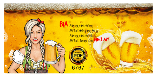 BIA không phải để say để biết đắng cay là gì