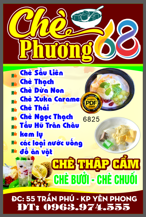 Market Chè Phương 68 - chè thập cẩm file corel