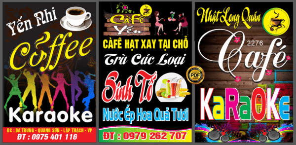 Coffee - karaoke Yến Nhi - Nhật Long Quán - Cà phê file CDR