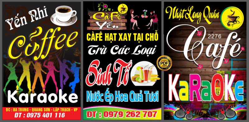 Coffee - karaoke Yến Nhi - Nhật Long Quán - Cà phê file CDR