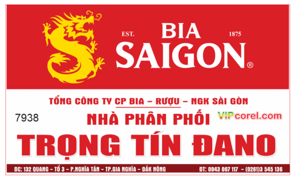 Nhà phân phối bia sài gòn Trọng Tín Đano file corel