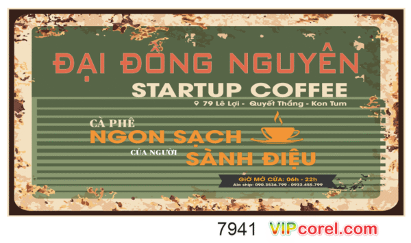 Biển quảng cáo Đại Đồng Nguyên - Starup Coffee