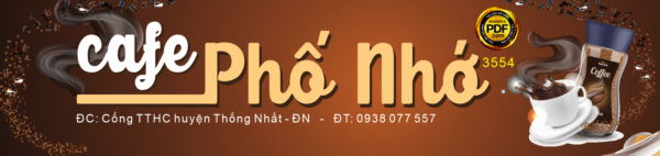 Market biển quán cà phê Phố Nhớ file corel