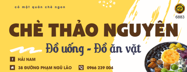 Biển Chè Thảo Nguyên đồ uống - đồ ăn vặt