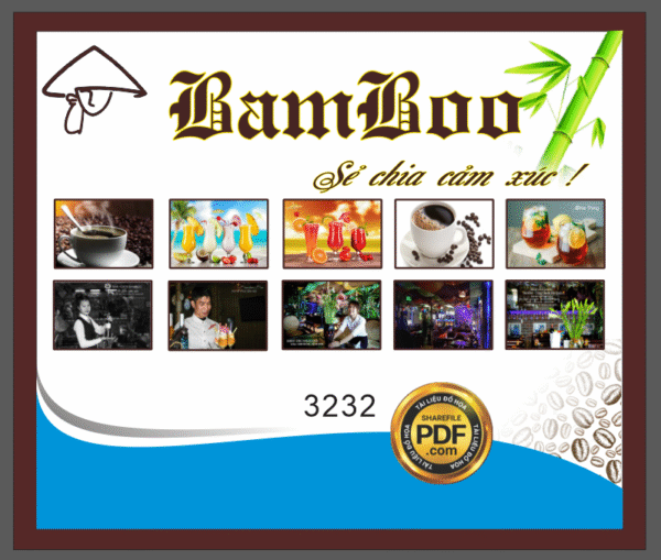 Market đồ uống Bamboo - chia sẻ cảm xúc file Corel