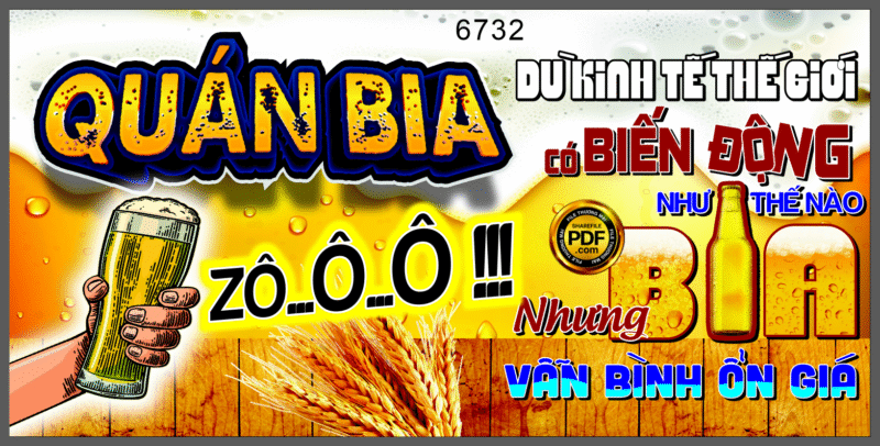 Dù kinh tế thế giới có biến động như nào nhưng bia vẫn bình ổn giá