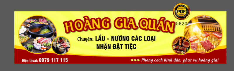 Hoàng Gia Quán - lẩu nướng các loại - nhận đặt tiệc